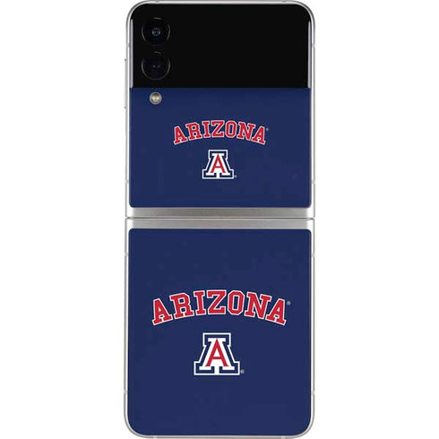 University of Arizona Primary Logo Blue Galaxy Z Flip3 5G Skin